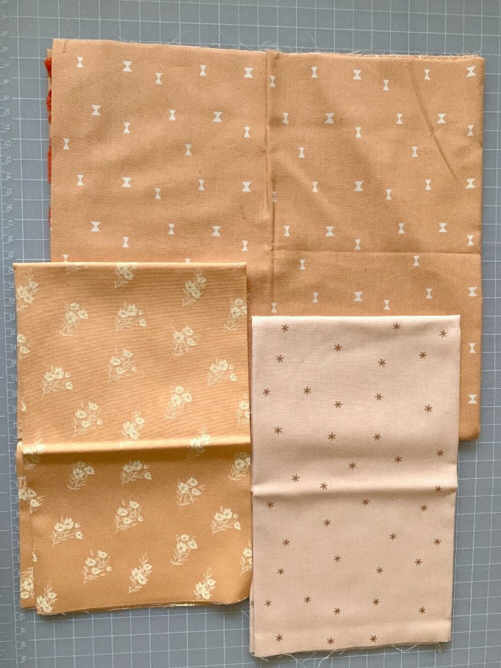 Bundle of Fabric - Peach Pink